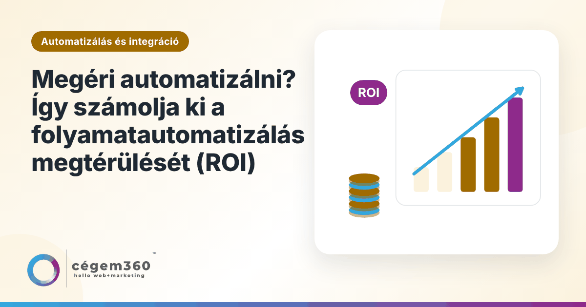Megéri automatizálni? Így számolja ki a folyamatautomatizálás megtérülését (ROI)